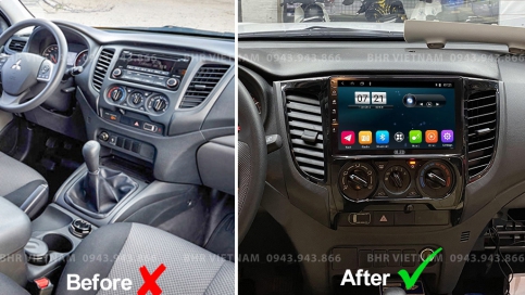 Màn hình DVD Android xe Mitsubishi Triton 2020 - nay | Oled C8 New